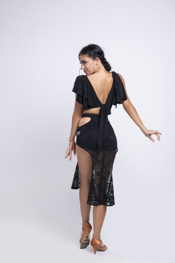Latin Dance Skirt #2068 - Image 2