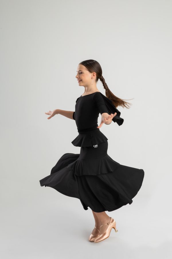 Junior Ballroom Dance Skirt #3051 - Image 3