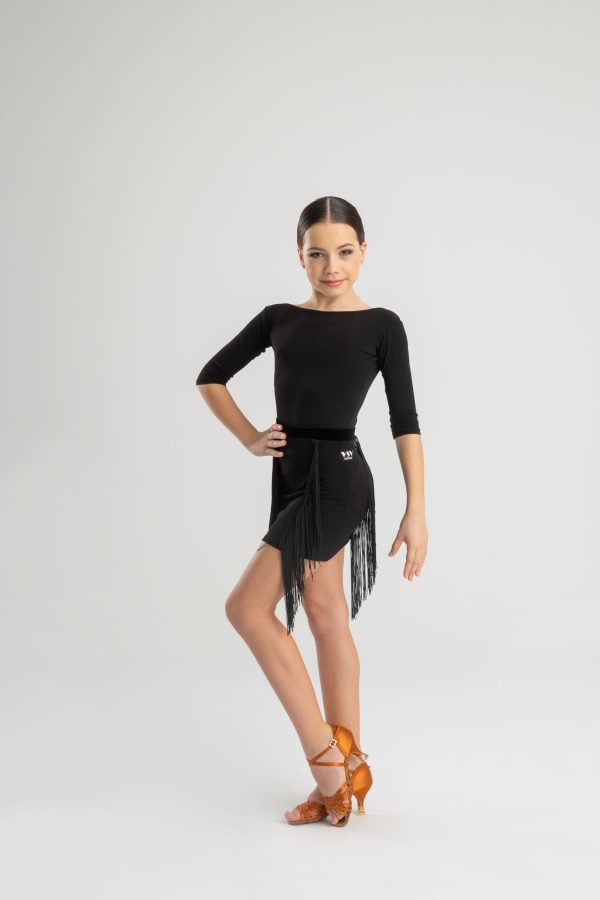 Junior Latin Dance Skirt #3049 - Image 2