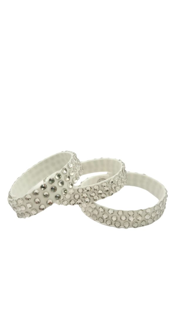 Latin Dance Bracelet White #A402 - Image 2