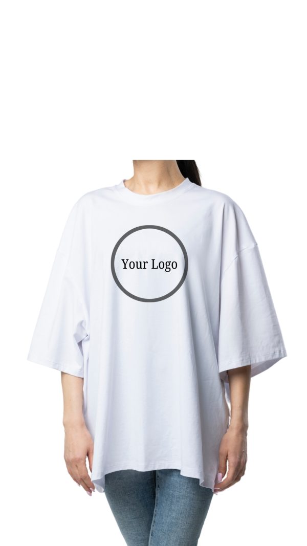 Oversize T-Shirt for Personalized Logo Printing