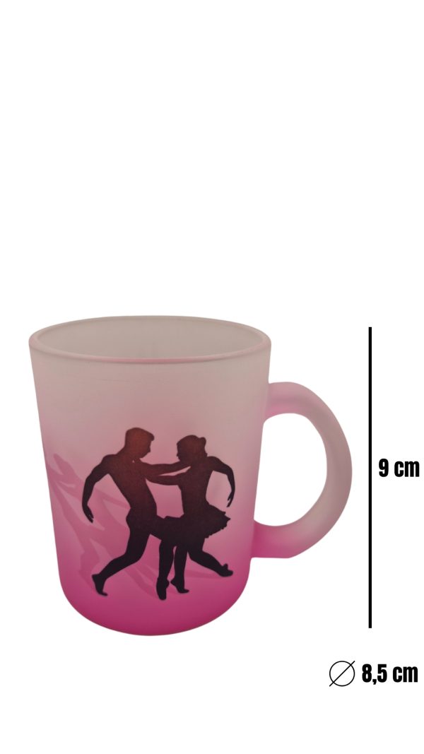 Cup ''Latin dancers'' Pink   #A408 - Image 3