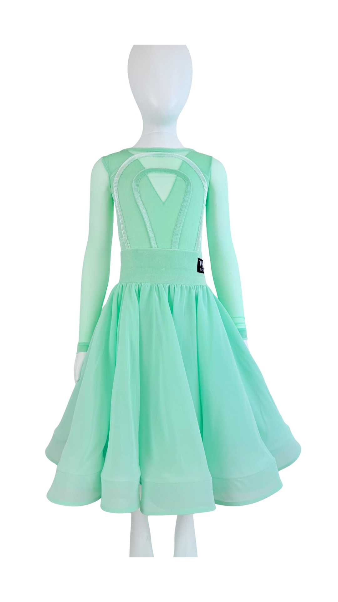 Детска рокля за спортни танци #A119