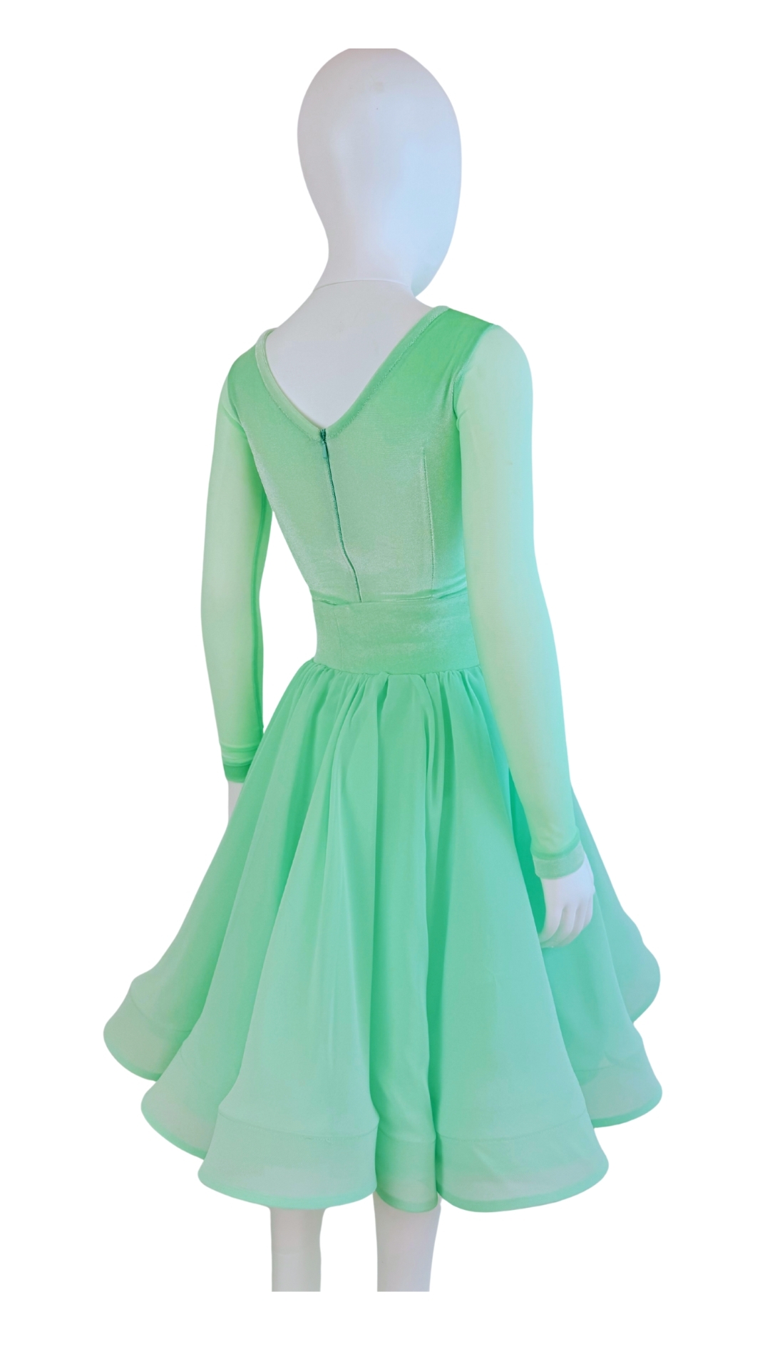 Детска рокля за спортни танци #A119 - Image 2