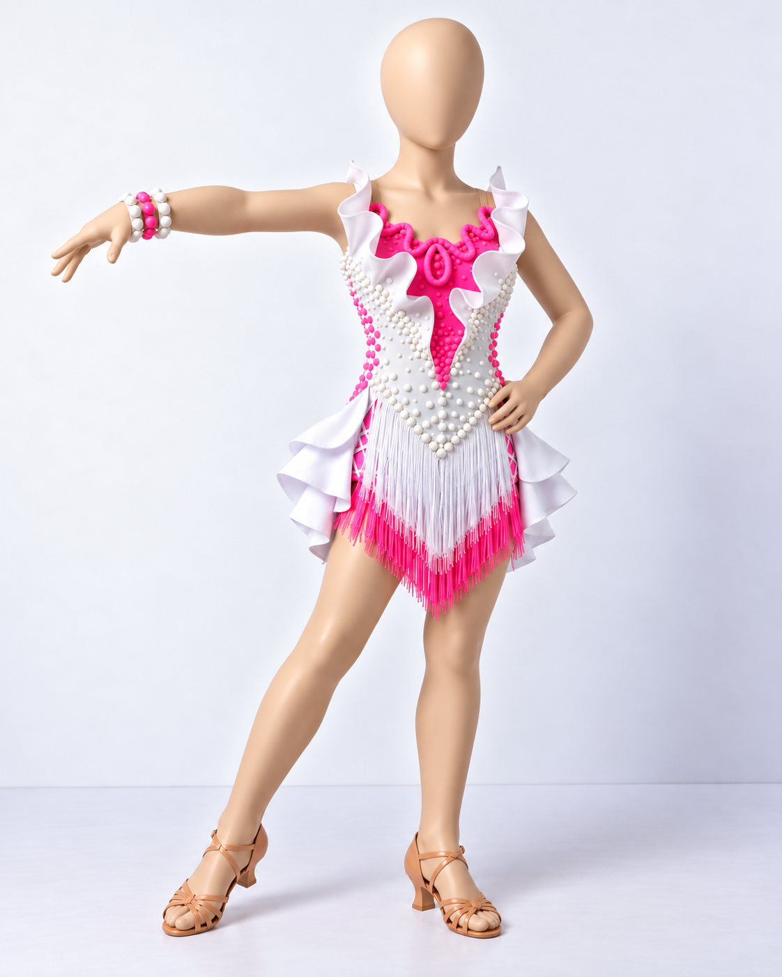 Junior I Latin dance dress #А026